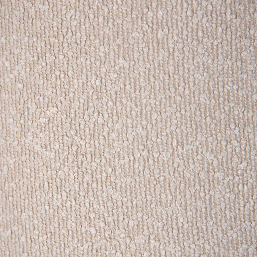 Hanglamp zwart met beige teddy stof 35cm 3-lichts - Cava