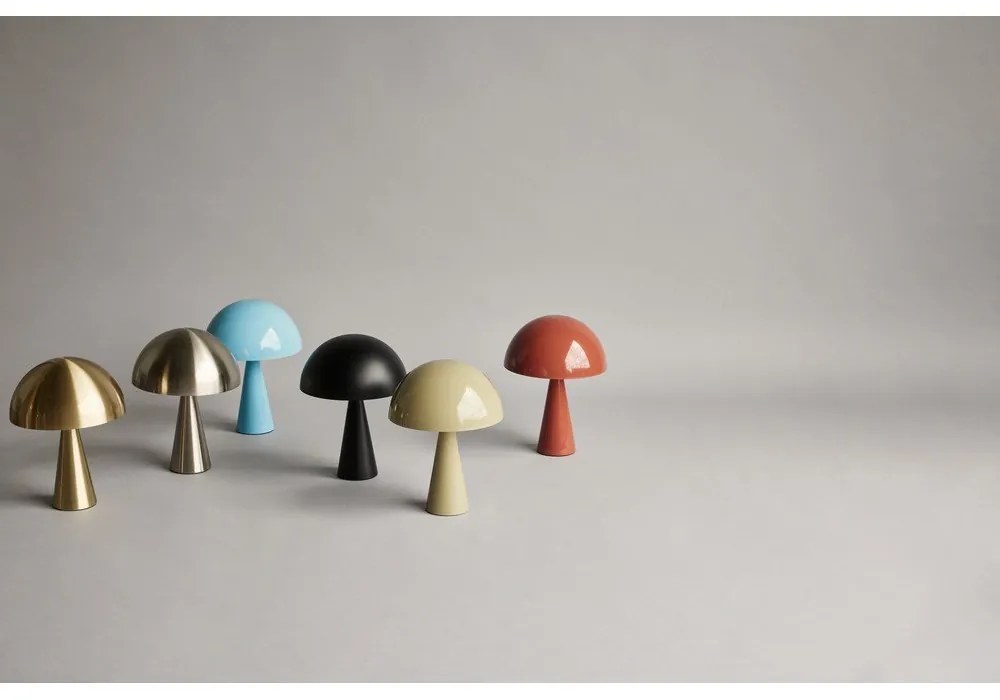 Светлосиня настолна лампа (височина 33 cm) Mush – Hübsch