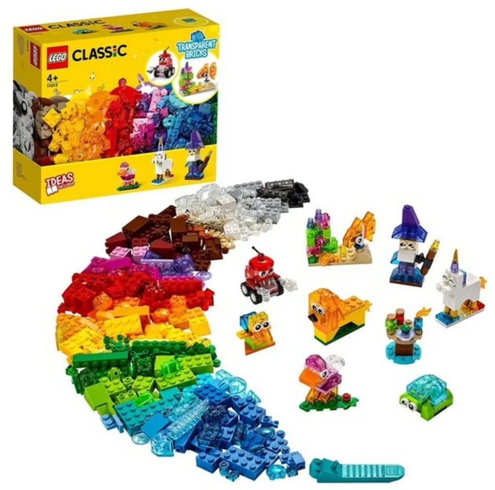 Playset Classic Transparent Bricks Lego 11013