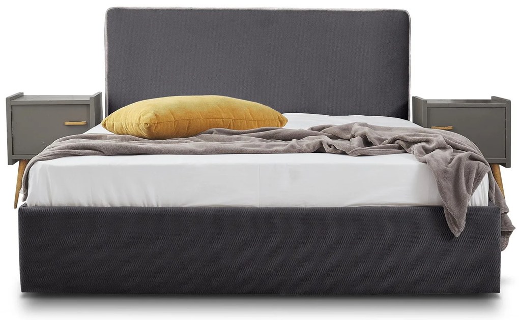 Тапицирано легло Ritz-Anthraki-150 x 200-Ξύλα Ελάτου