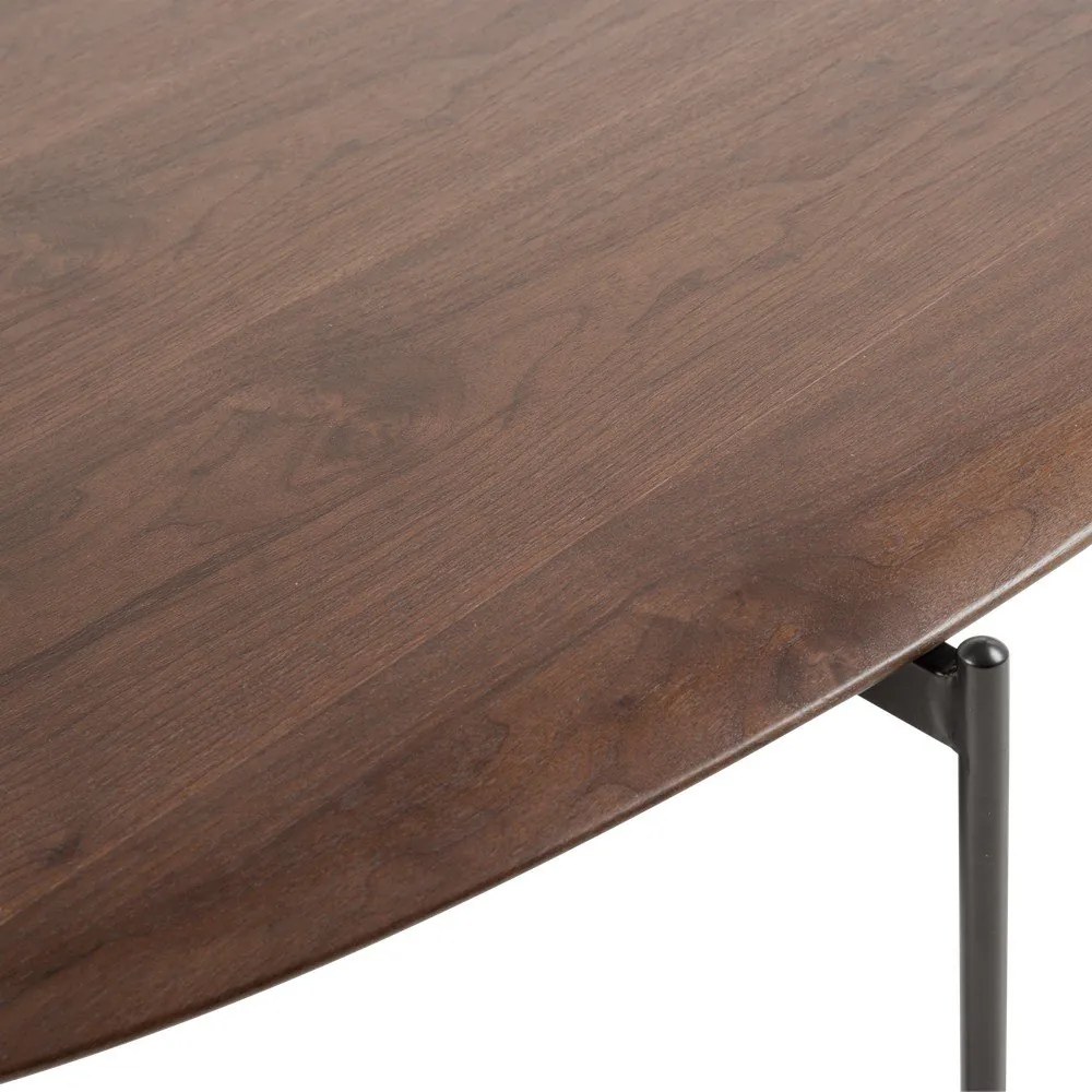 Масичка за кафе в тъмно естествен цвят 97x121 cm Kota – WOOOD