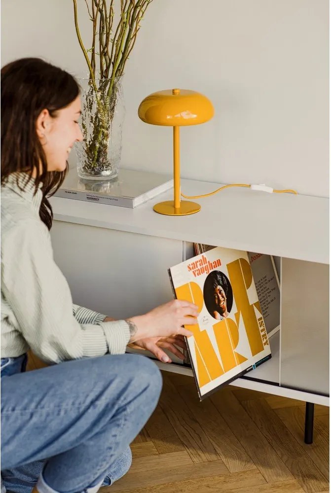 Сиво-бежова маса за телевизор 160x60x42 cm Met – noo.ma