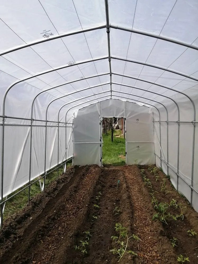 Професионална модулна оранжерия Tunnel Pro System 3 - 18 кв.м. с една врата и проветрение (6x3x2m)