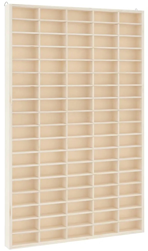 4017379 vidaXL Дървена колекционерска витрина с 90 отделения 50,5x4,5x79 см