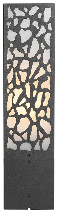 Модерен външен стълб черен 40 см IP44 - Nicole