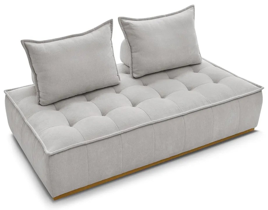 Светлосив диван от прежда с примки от букле 175 cm Elisa – Bobochic Paris