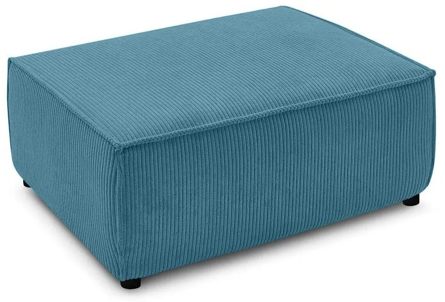 Тюркоазена табуретка от рипсено кадифе Nihad – Bobochic Paris