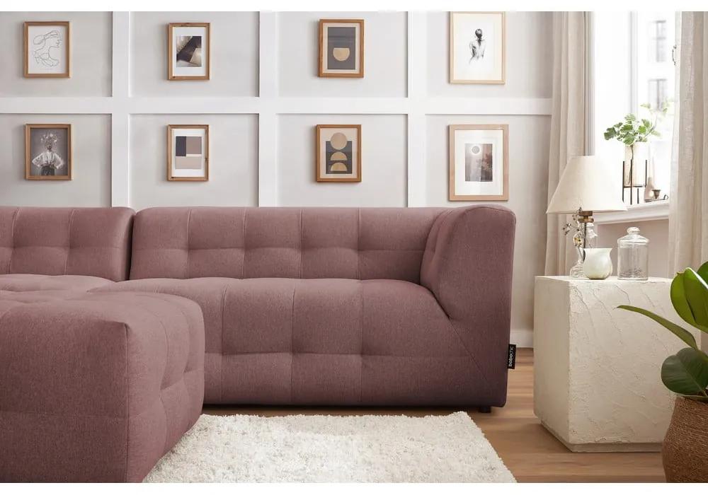 Тъмно розов диван 324 cm Kleber - Bobochic Paris