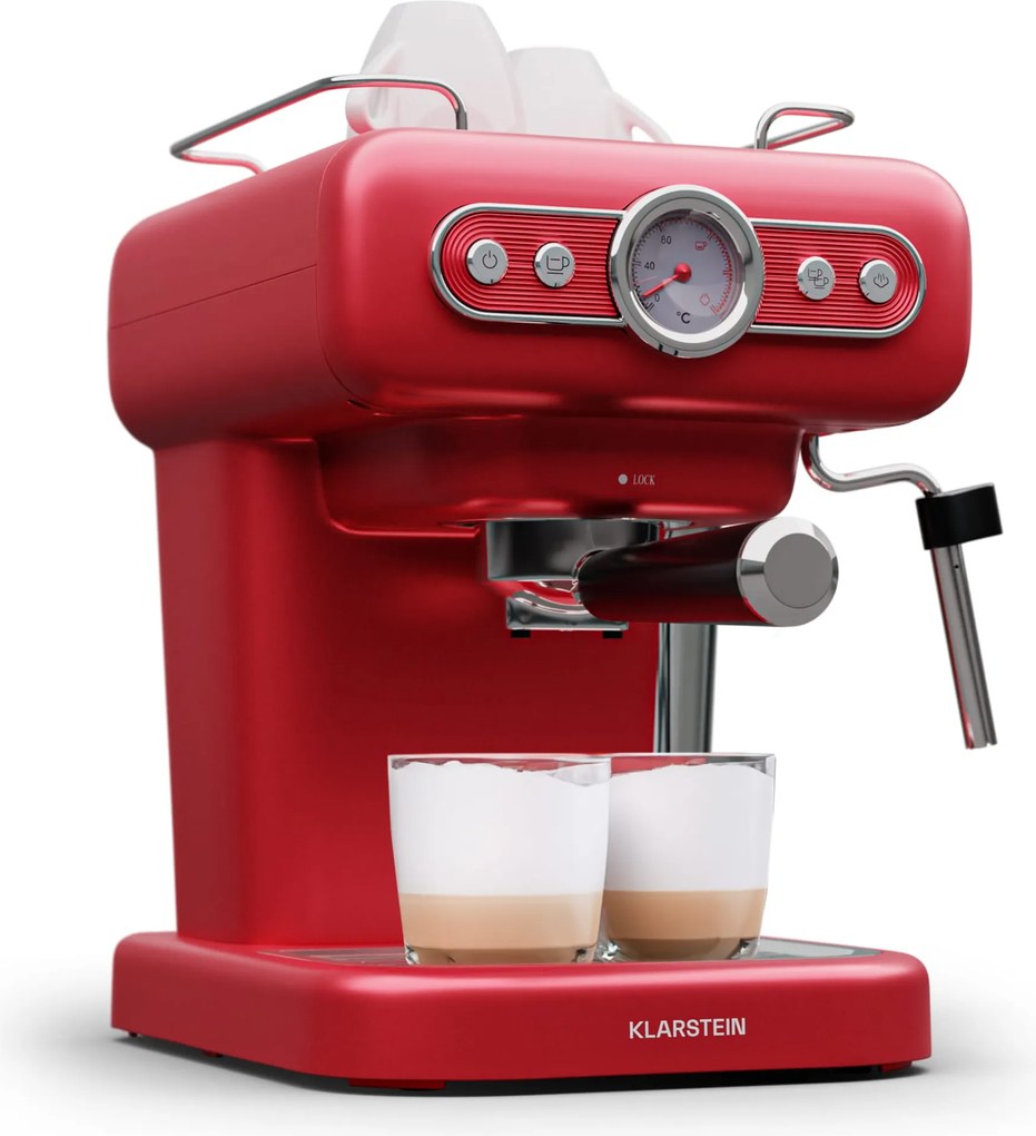 Klarstein Espressionata Evo кафе машина 950W 19 Bar 1,2L 2 чаши