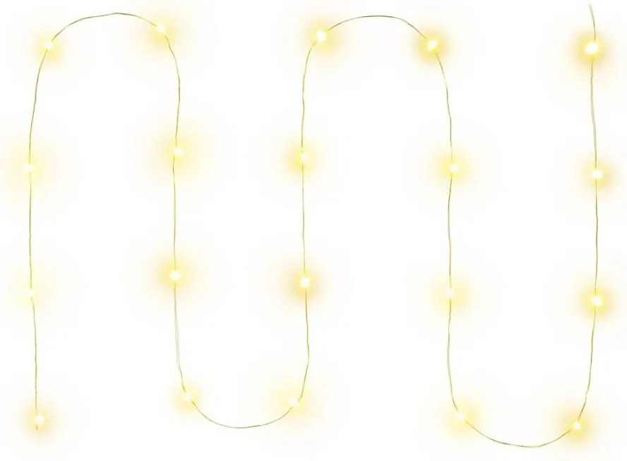 Retlux - LED гирлянд 20xLED/2xAA 2,3 m топла бяла светлина