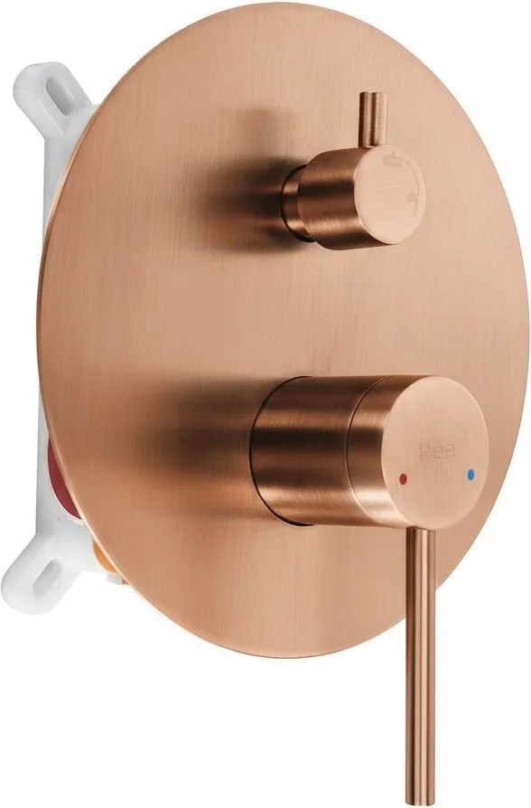 Душ система за вграждане Rea Foss Clif Brush Copper + BOX