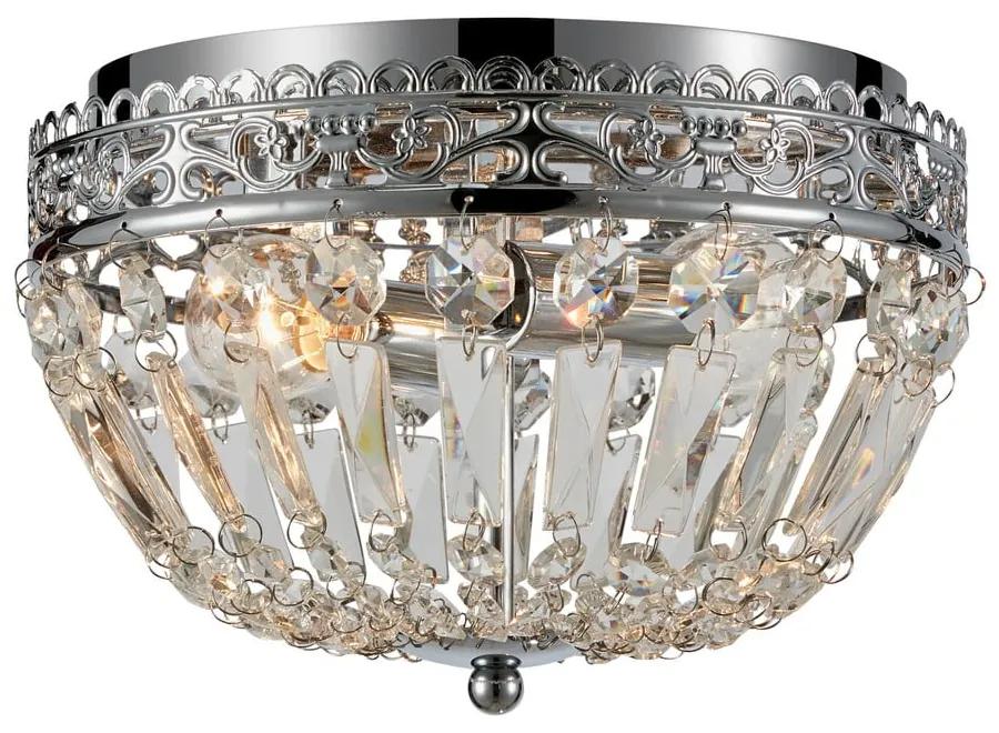 Лампа за таван в сребристо със стъклен абажур Etienne - Markslöjd
