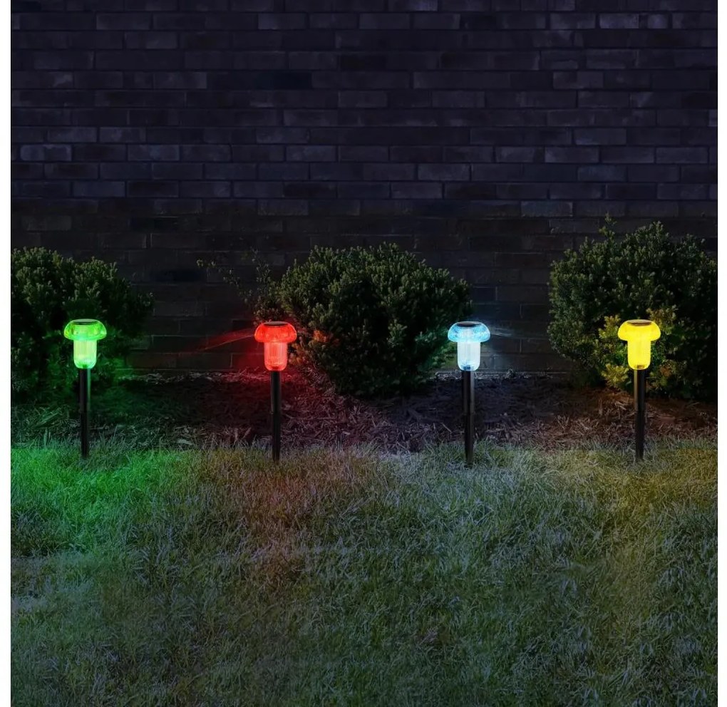 Globo 33987-4 - Комплект 4 LED RGB соларни лампи LED/0,05W/3V IP44