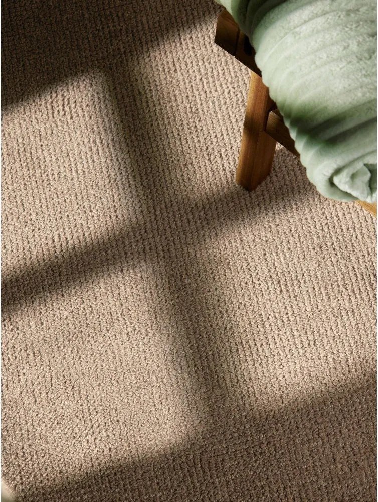 Бежов ръчно изработен вълнен кръгъл килим ø 160 cm Greenwich – Ted Baker