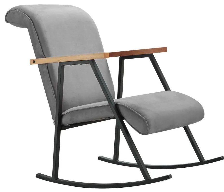 Кресло-люлка LUNI сиво