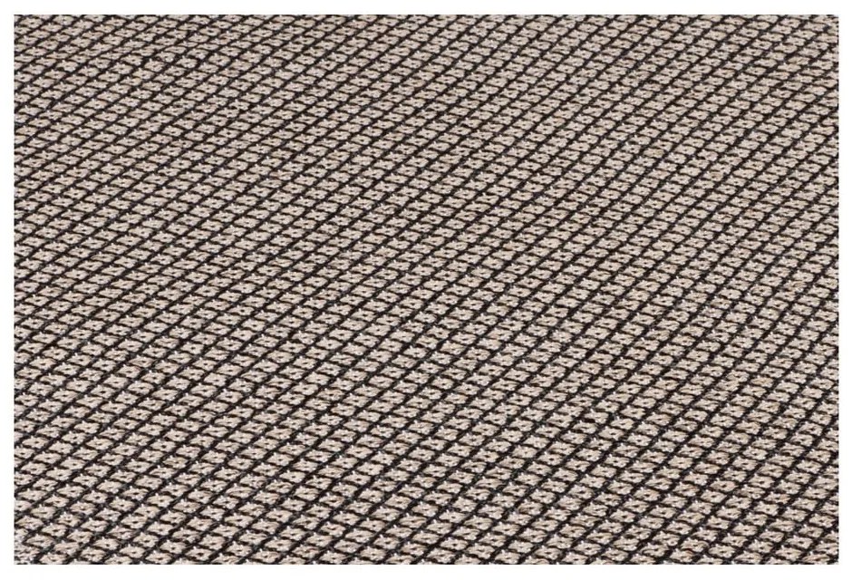 Кремав и черен килим, подходящ за употреба на открито , 70 x 100 cm Diby - Narma