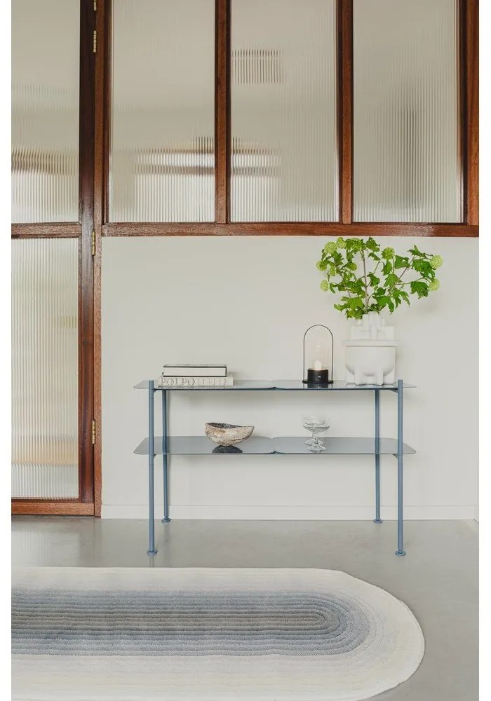 Светлосин метален рафт 100x62 cm River - Zuiver