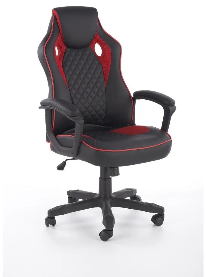 Офисен стол HELO черен/червен