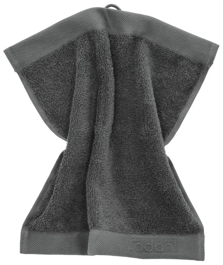 Тъмносива памучна кърпа от тери 30x30 cm Comfort – Södahl