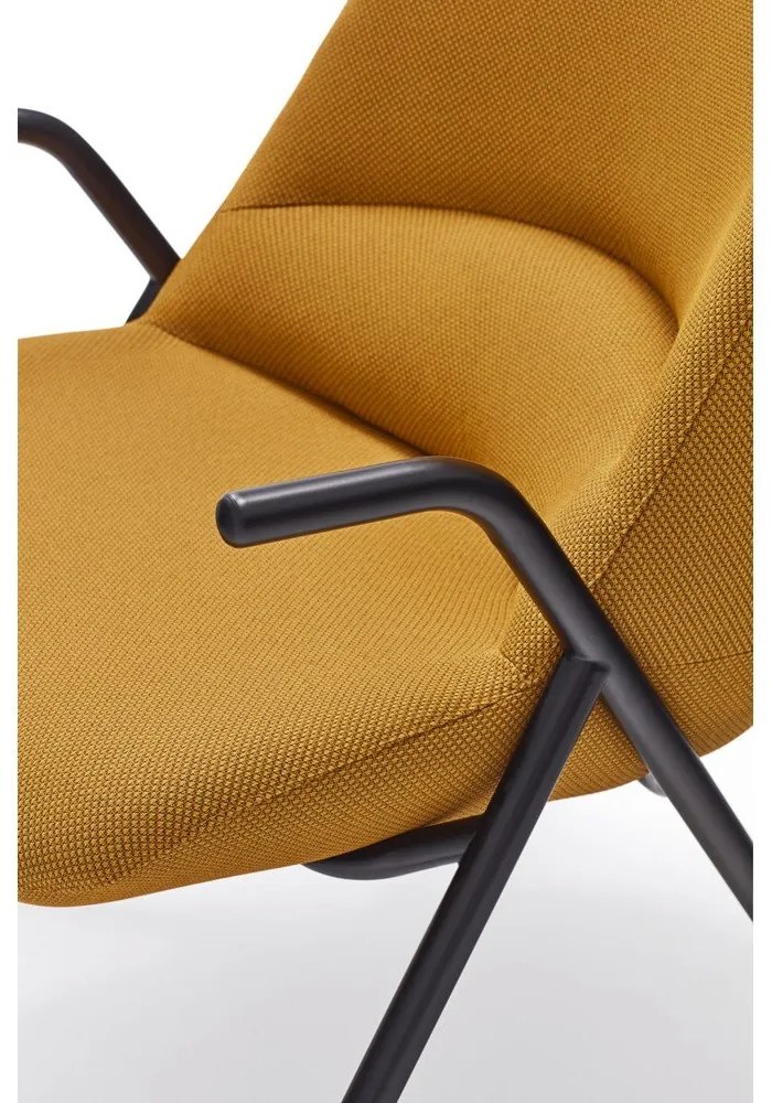 Жълт фотьойл , височина 90 cm Dins - Teulat