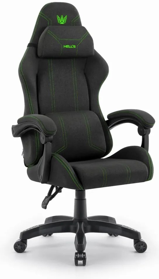 Ергономичен геймърски стол от плат HC-1014 Син