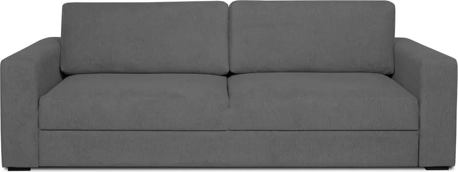 Сив разтегателен диван 238 см Resmo - Scandic