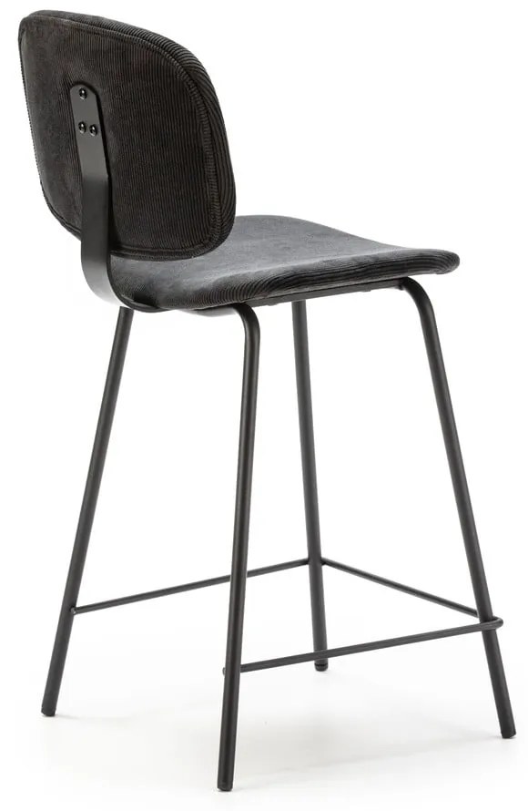 Черни бар столове в комплект от 2 бр. (височина на седалката 66 cm) Arus – Marckeric
