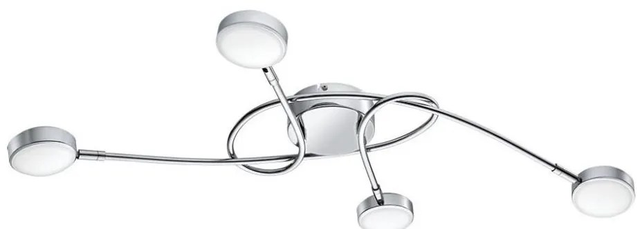 Eglo 32996 - LED полилей SALTO за повърхностен монтаж 4xLED/5,4W/230V лъскав хром