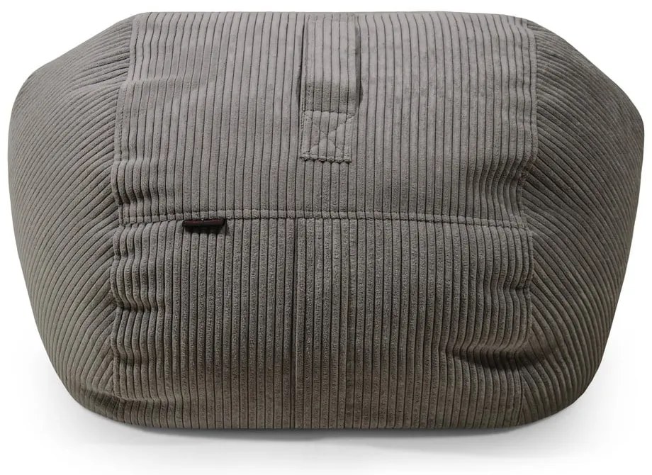 Син детски пуф от рипсено кадифе Roll 80 – SLOWDOWN