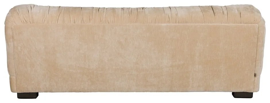Бежов кадифен диван 214 cm Douglas – Dutchbone