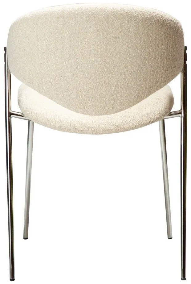 Кремав тапициран трапезен стол Zone – DAN-FORM Denmark