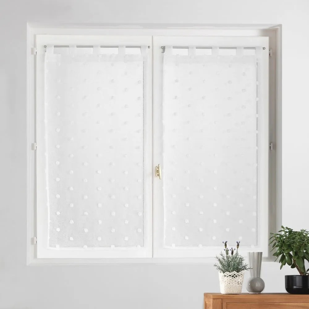 Бяла завеса 60x120 cm Pompinou – douceur d'intérieur