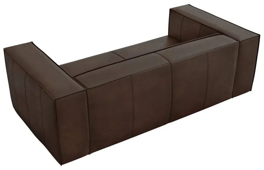 Тъмнокафяв кожен диван 212 cm Madame - Windsor & Co Sofas