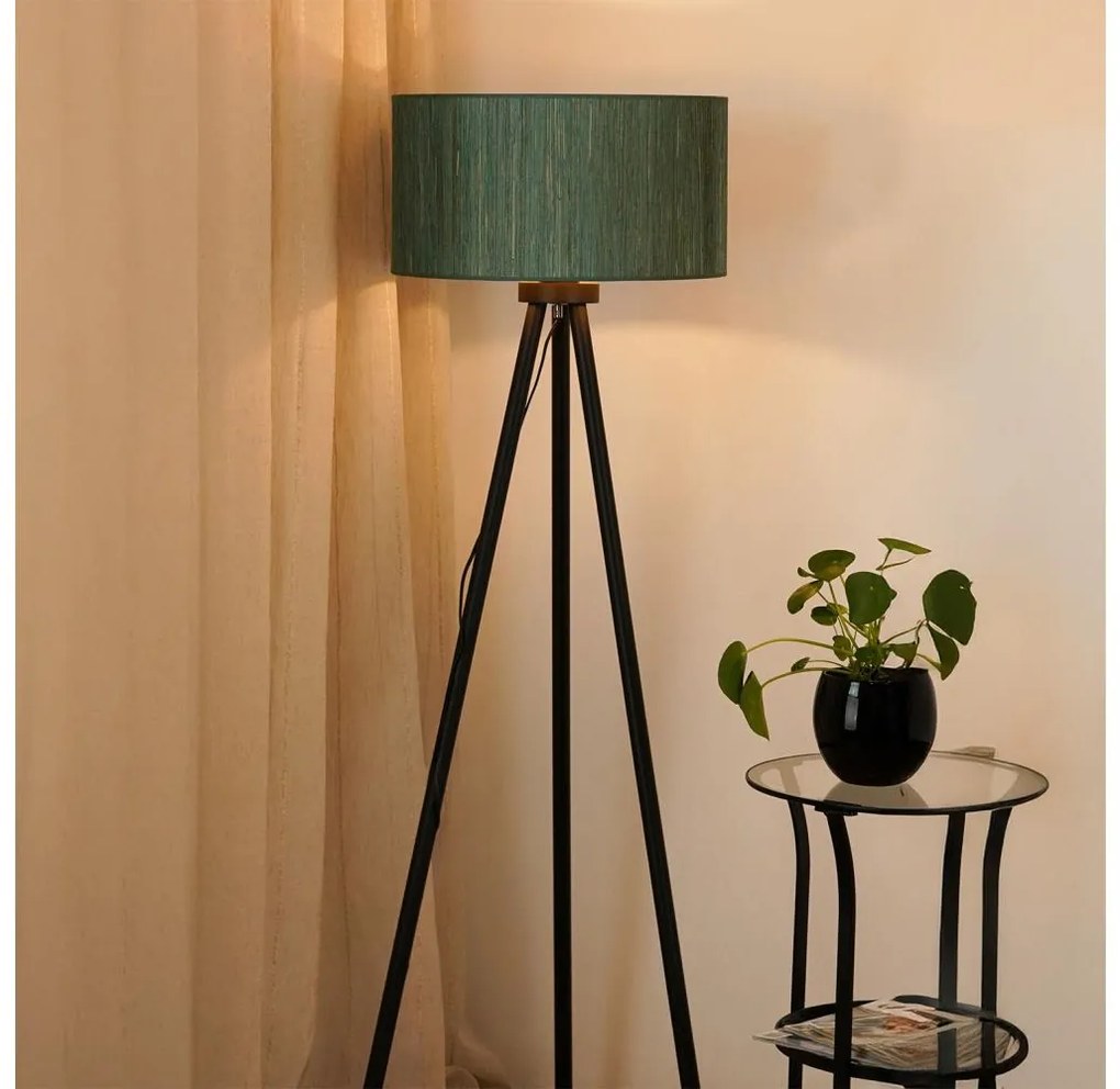 Brilagi - Подова лампа BOSTON ROLLER 1xE27/15W/230V зелено/злато