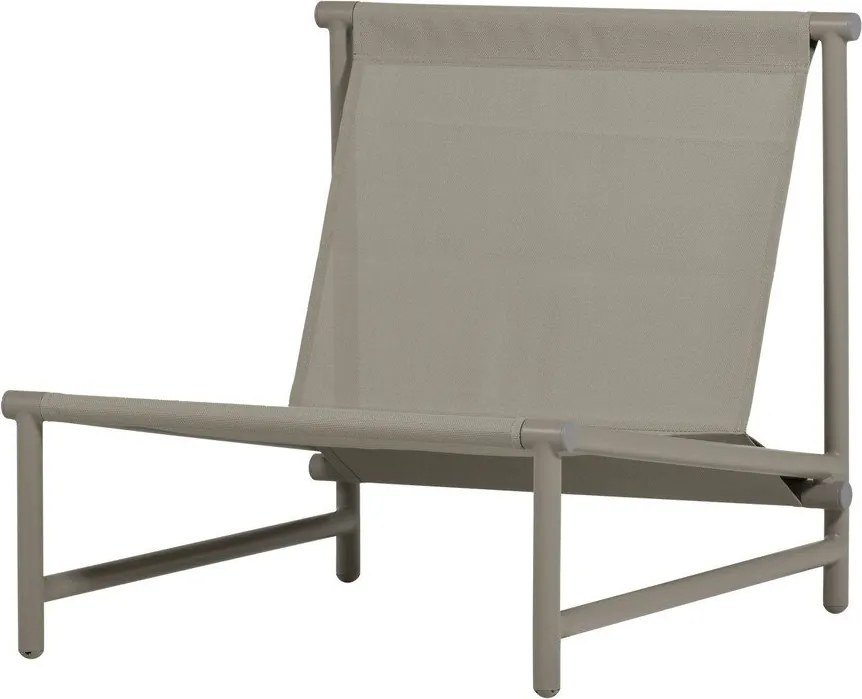 Бежов градински стол метален/подплатен Elvo – WOOOD