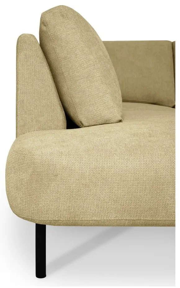 Ъглов диван в цвят жълта охра (ляв ъгъл/"U" форма) Hero – Scandic