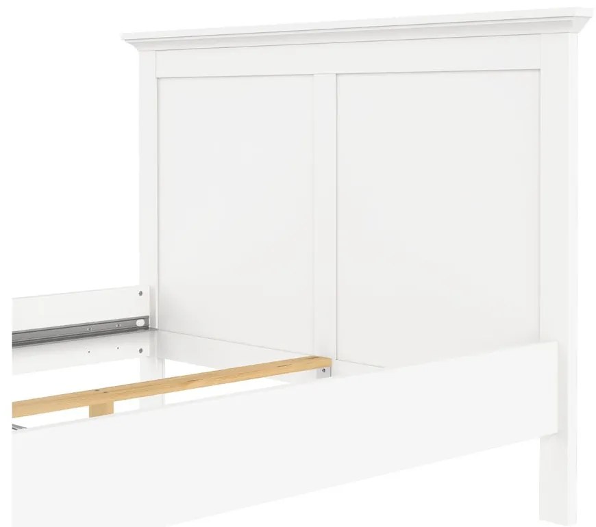 Бяло двойно легло 140x200 cm Paris – Tvilum