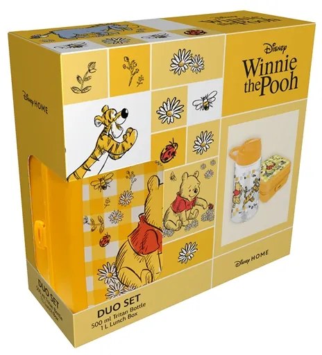 Disney Комплект, бутилка 500 ml и кутия за обяд Winnie the Pooh