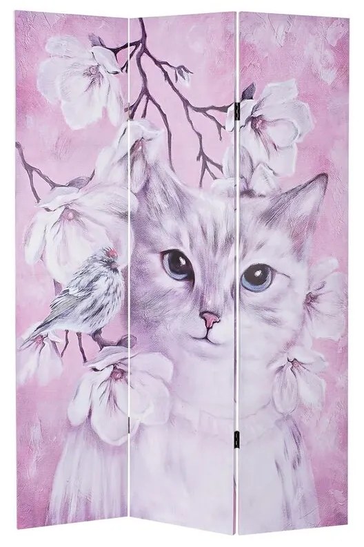 Параван DKD Home Decor Котка, Пластно, Бор, 120 x 2,5 x 180 cm