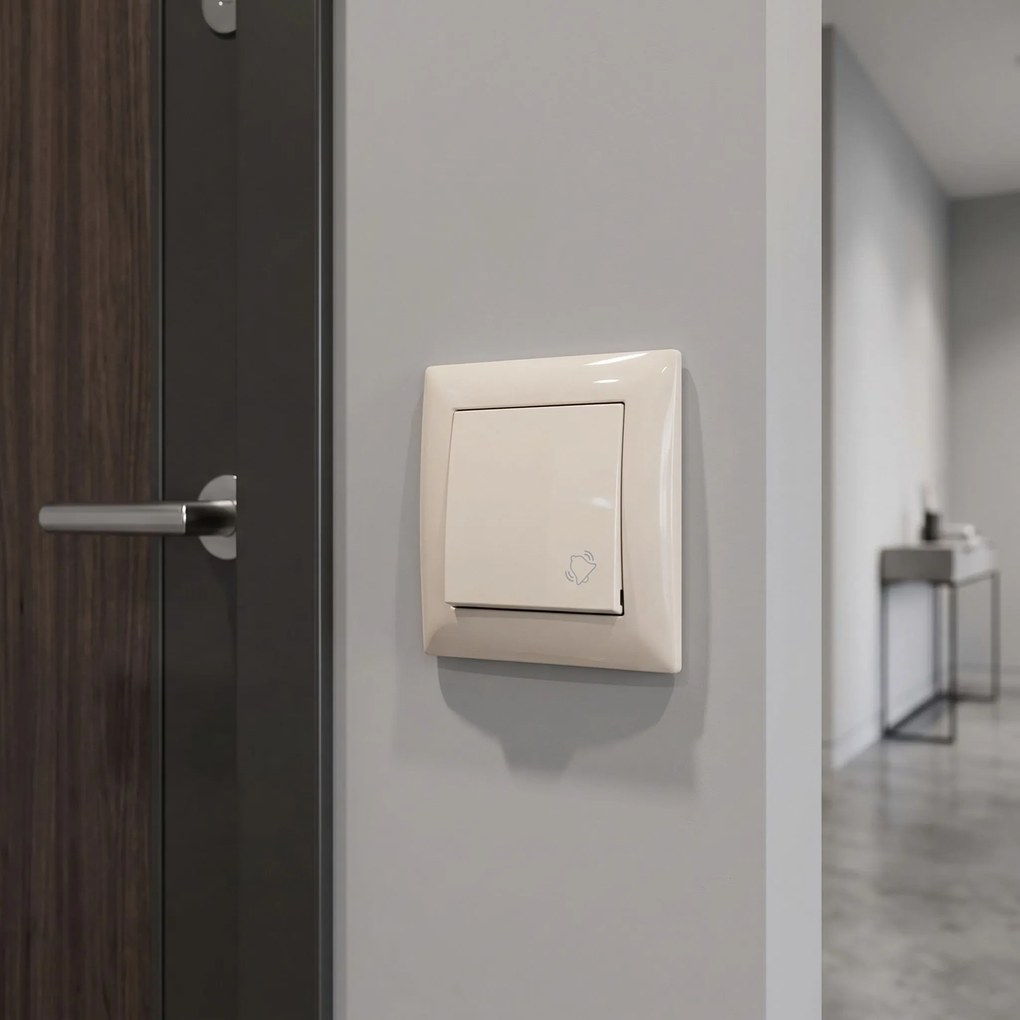 Бутон за Звънец OSTE JNH008-W BEIGE