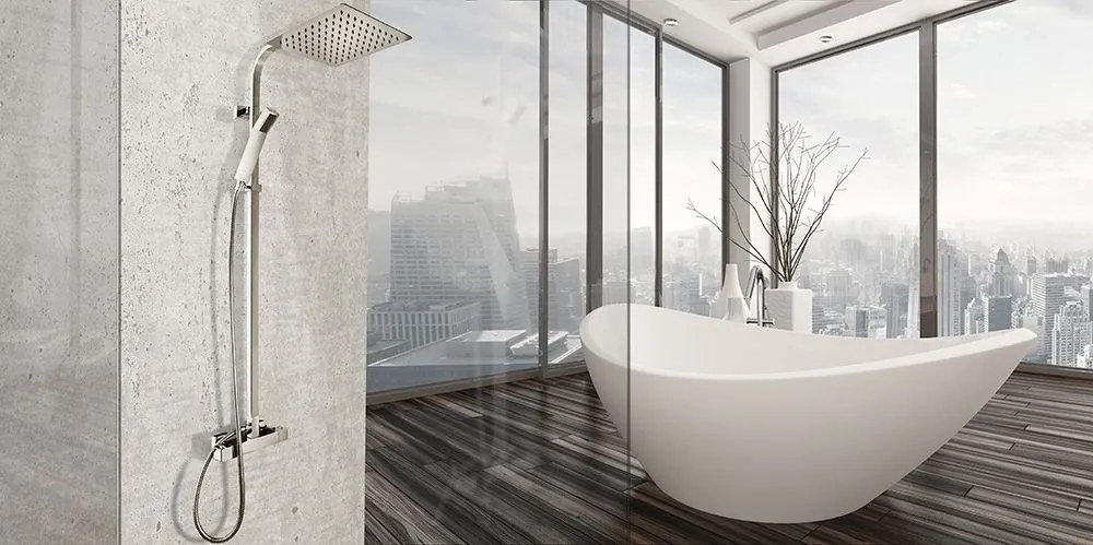 ДУШ СИСТЕМА с термостат Rea  FENIX Milan
