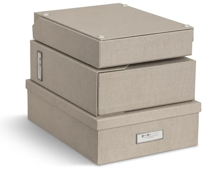 Картонени органайзери за докумнети в комплект от 5 бр. Holger – Bigso Box of Sweden