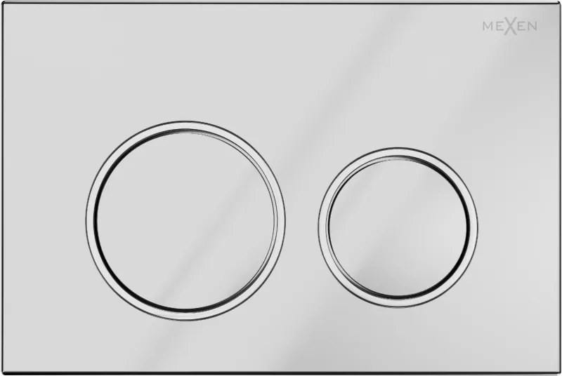 Mexen Fenix Air 07 XS пневматичен бутон за промиване, лъскав хром - 6A0701