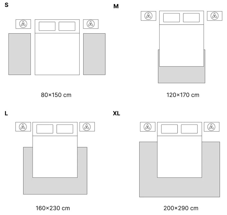 Антрацитен килим 160x230 cm Leon – Villeroy&amp;Boch