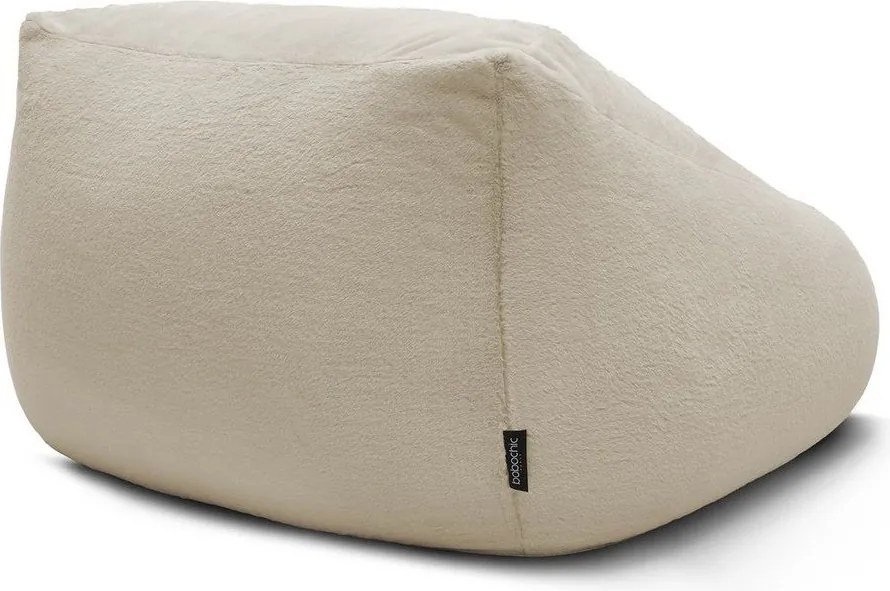 Бежов пуф от изкуствен косъм Lilibet – Bobochic Paris