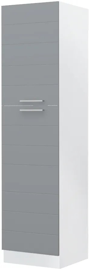 Висок подов шкаф Hudson K23-60-1KF-White glossy