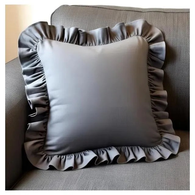 Калъфка за възглавница със смес от памук 40x40 cm Ruffled – Mila Home