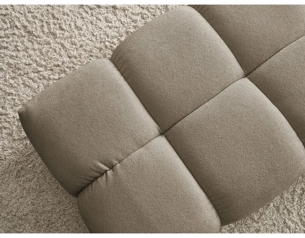 Кафяво-сива шенилова табуретка Everest – Bobochic Paris