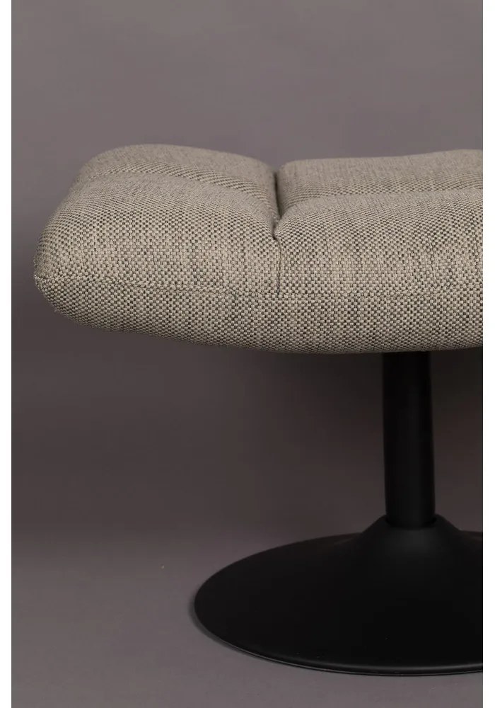 Светлосива табуретка за крака Bar - Dutchbone