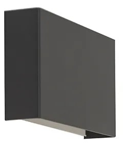 Модерна стенна лампа черна 2 светлини - Otan